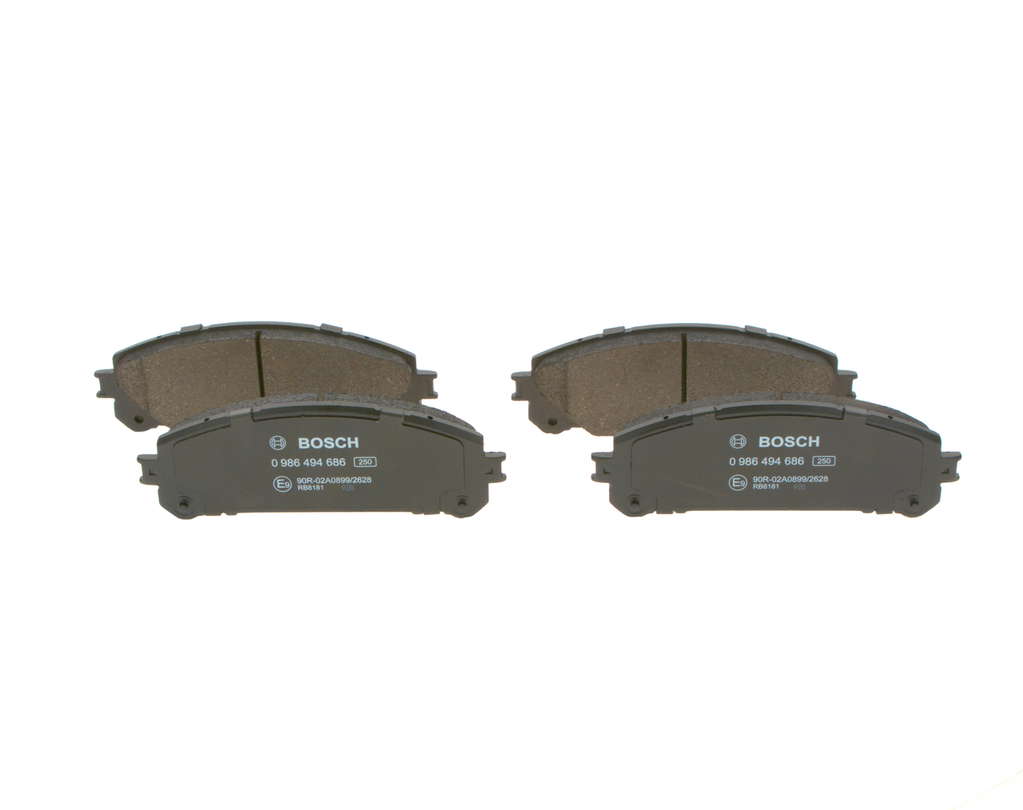 Jeu de plaquettes de frein avant