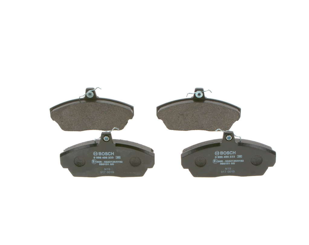 Plaquettes de frein