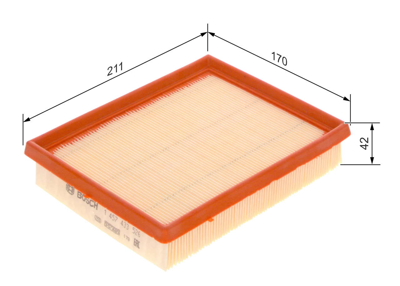 Bosch S3526 - Filtre à air auto