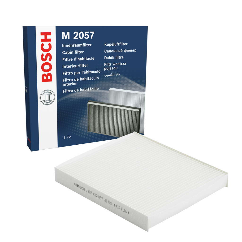 Bosch M2057 - Filtre d'habitacle standard - filtre à poussière et à pollen