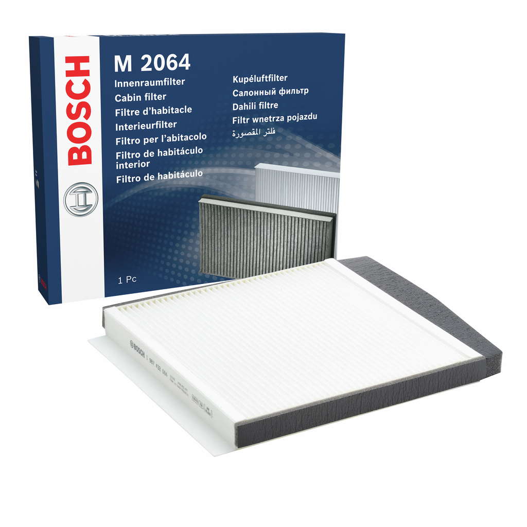 Bosch M2064 - Filtre d'habitacle standard - filtre à poussière et à pollen