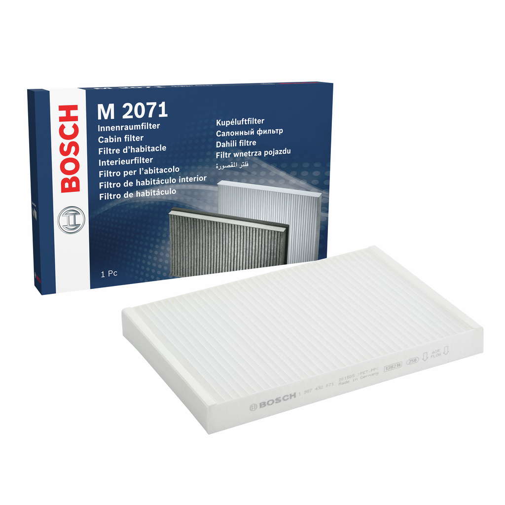 Bosch M2071 - Filtre d'habitacle standard - filtre à poussière et à pollen