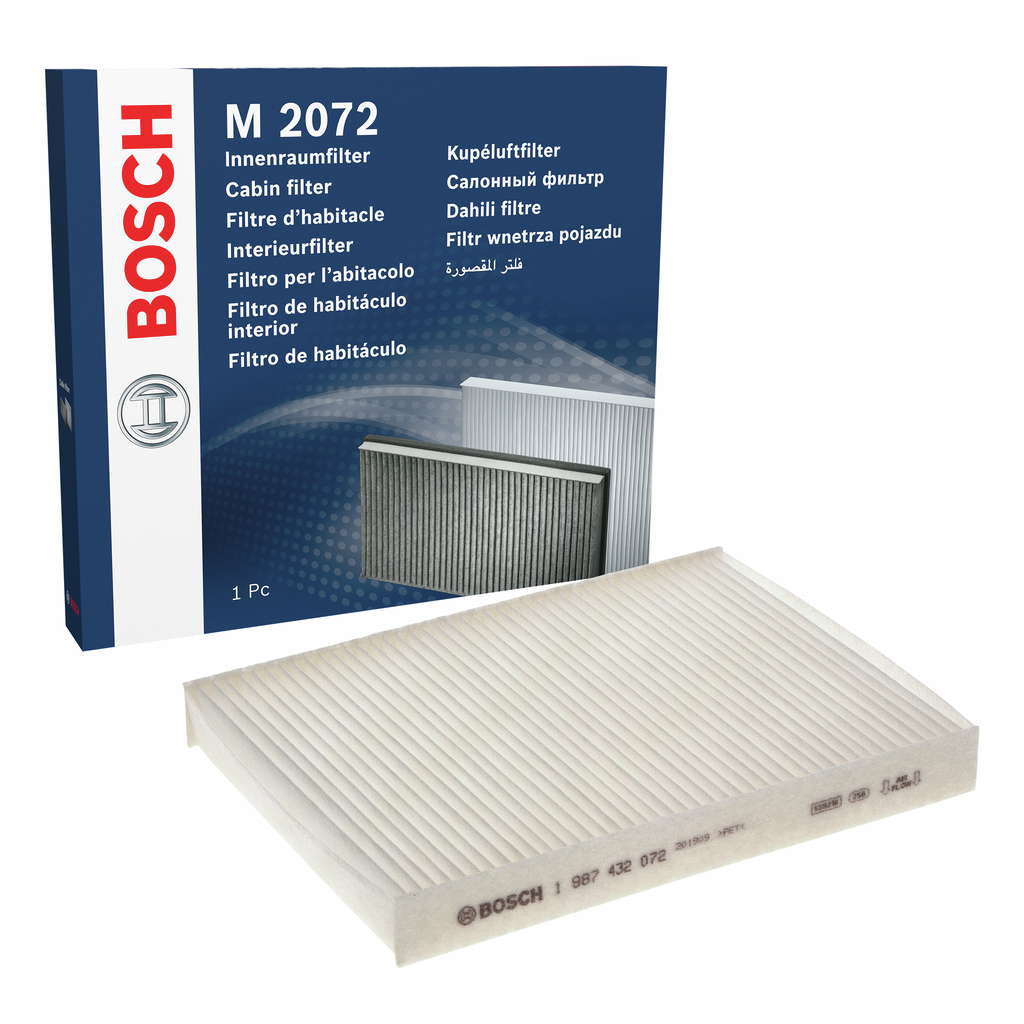 Bosch M2072 - Filtre d'habitacle standard - filtre à poussière et à pollen