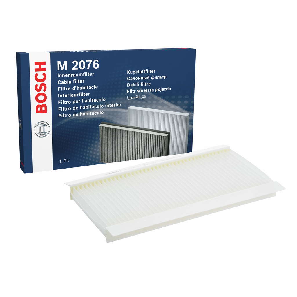 Bosch M2076 - Filtre d'habitacle standard - filtre à poussière et à pollen