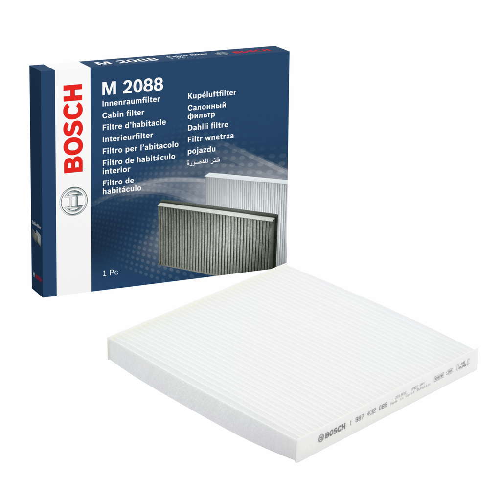 Bosch M2088 - Filtre d'habitacle standard - filtre à poussière et à pollen