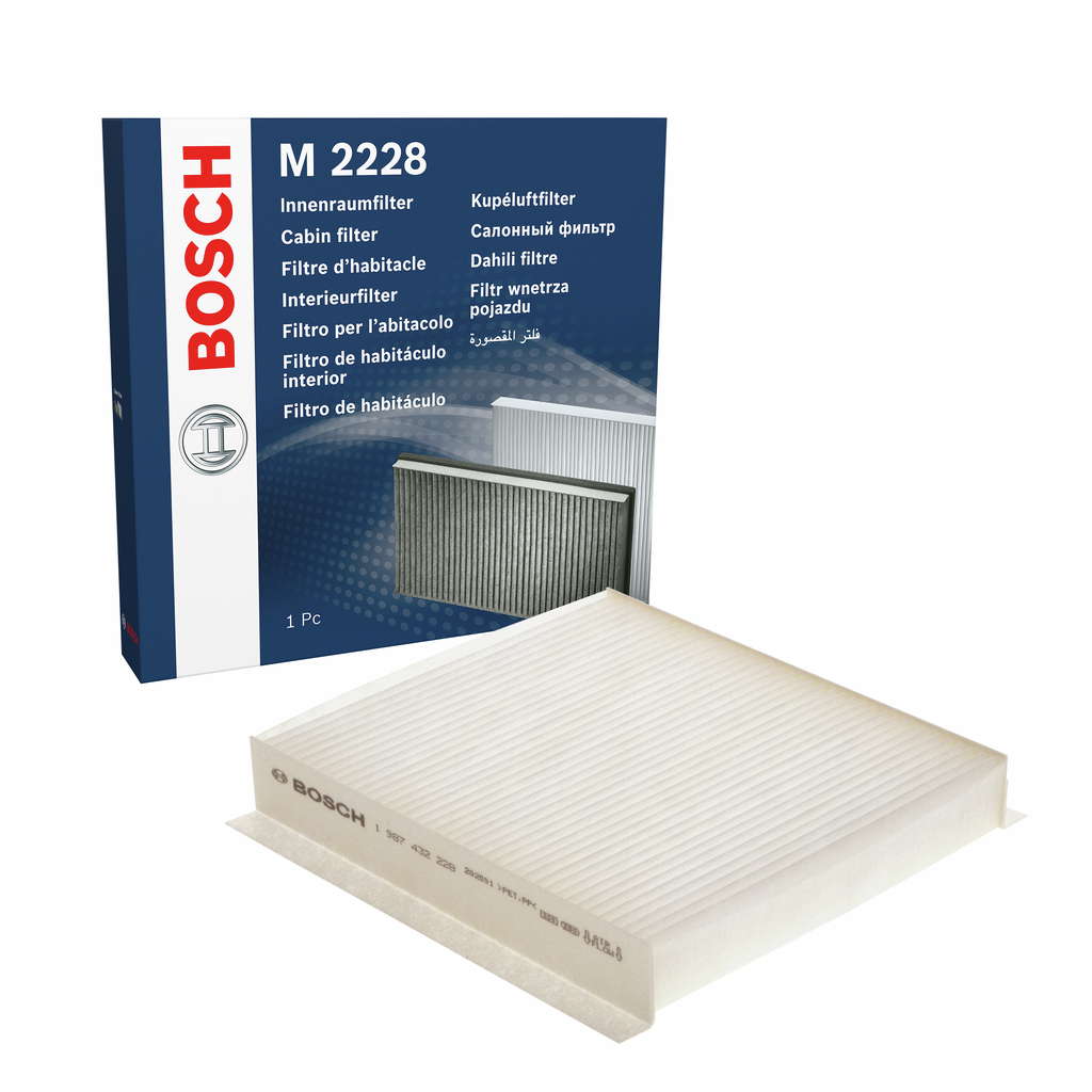 Bosch M2228 - Filtre d'habitacle standard - filtre à poussière et à pollen