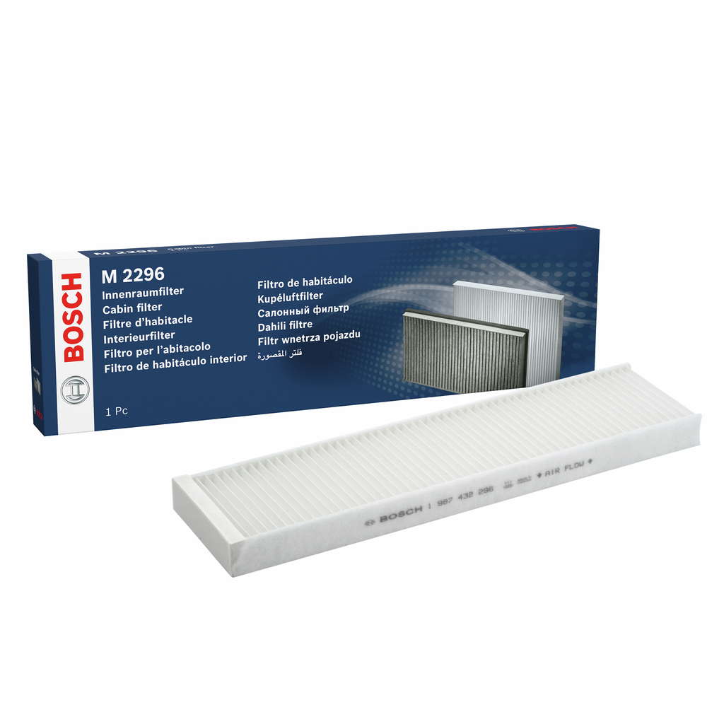 Bosch M2296 - Filtre d'habitacle standard - filtre à poussière et à pollen
