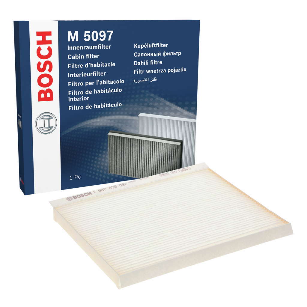 Bosch M5097 - Filtre d'habitacle standard - filtre à poussière et à pollen
