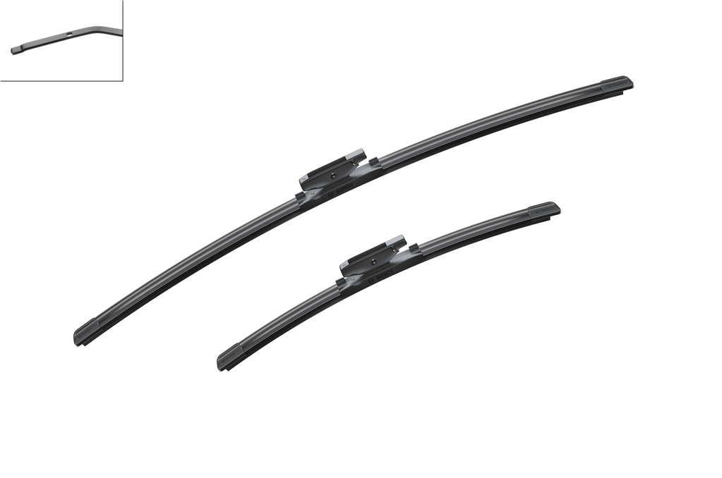 Bosch A422S - Balais d'essuie-glace  Aerotwin - Longueur : 650/400 mm - 1 paire de balais avant 