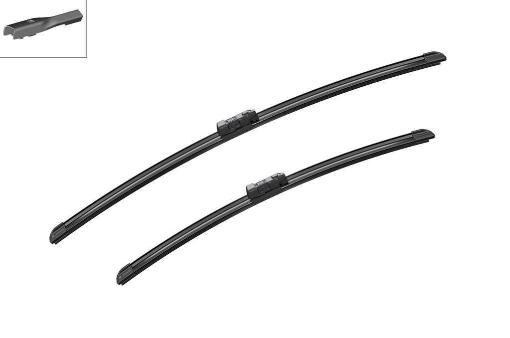 Bosch A164S - Balais d'essuie-glace  Aerotwin - Longueur : 625/500 mm - 1 paire de balais avant 