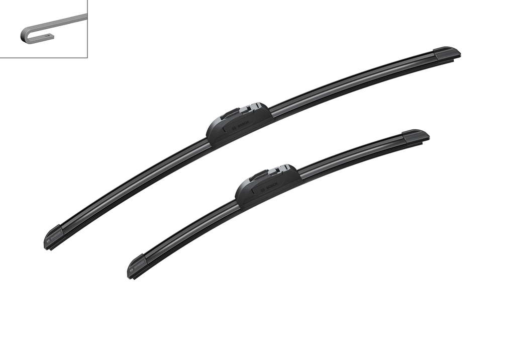 Bosch AR552S - Balais d'essuie-glace  Aerotwin - Longueur : 550/400 mm - 1 paire de balais avant 