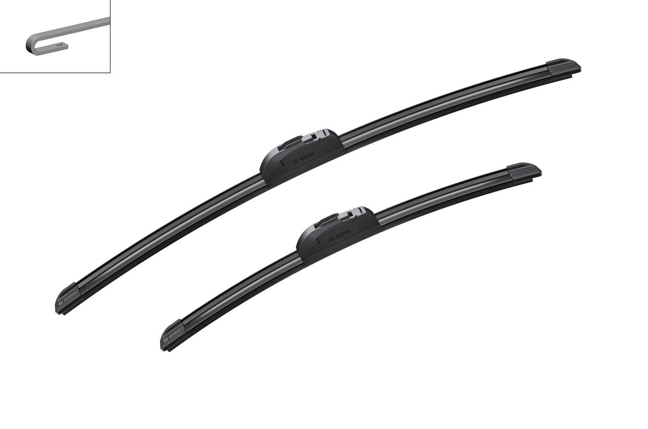 Bosch AR552S - Balais d'essuie-glace  Aerotwin - Longueur : 550/400 mm - 1 paire de balais avant 