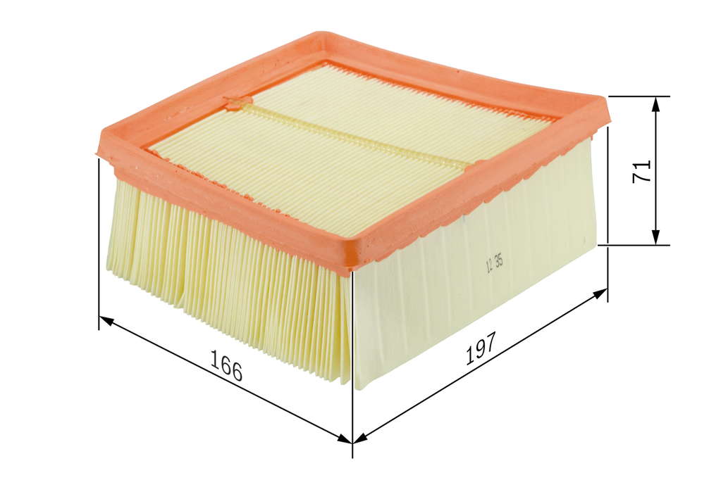 Bosch S0135 - Filtre à air auto