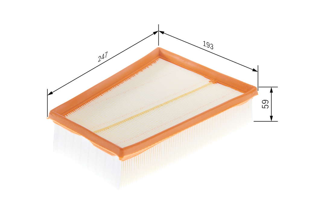 Bosch S0138 - Filtre à air auto