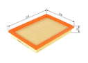 Bosch S0222 - Filtre à air auto