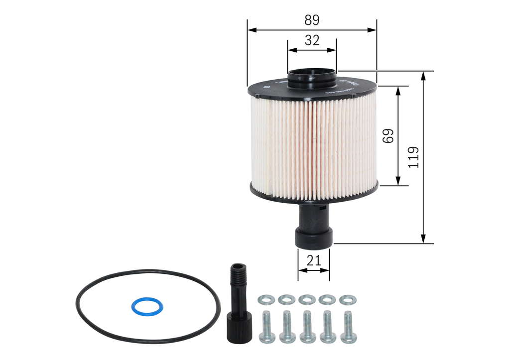 Bosch N2825 - Filtre diesel auto
