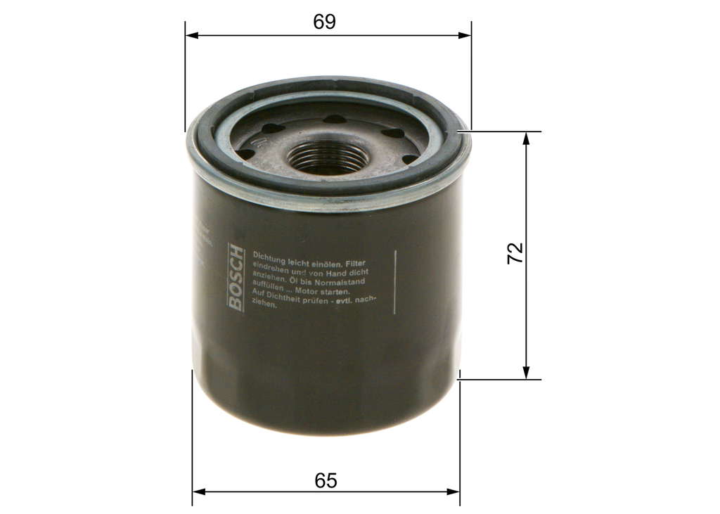 Bosch P7001/1 - Filtre à huile auto