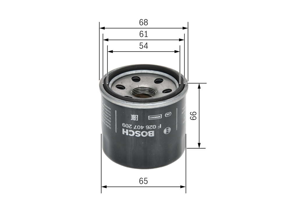 Bosch P7209 - Filtre à huile auto