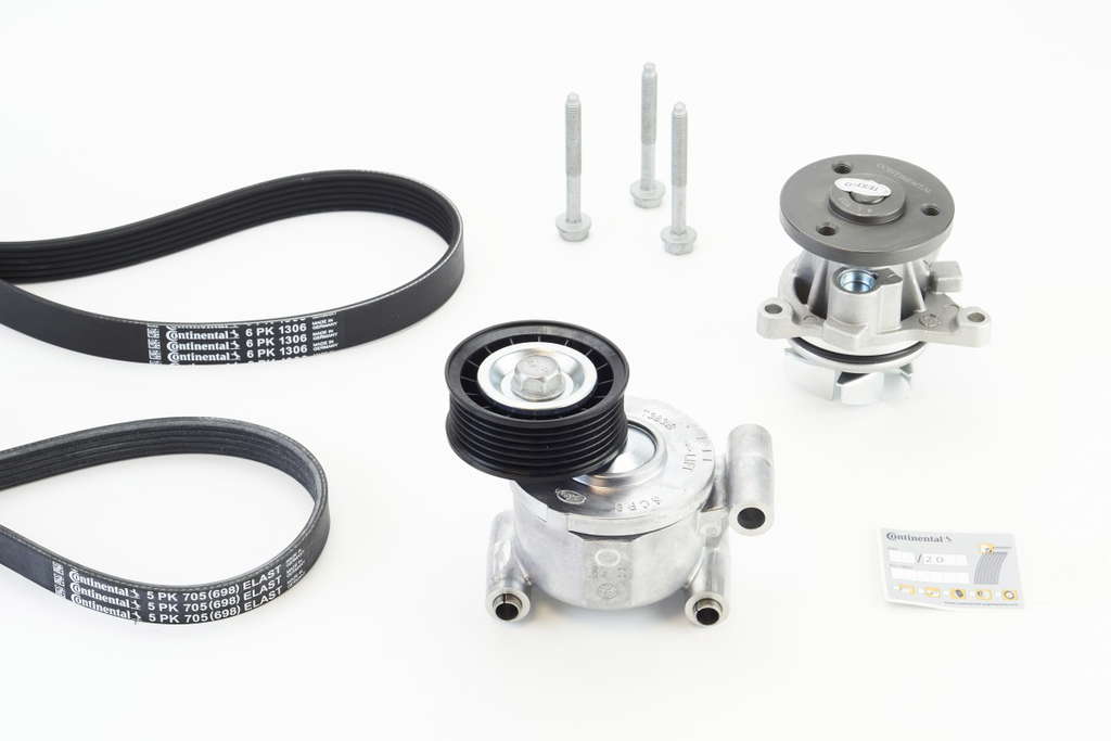 Pompe à eau + kit de courroie d'accessoire