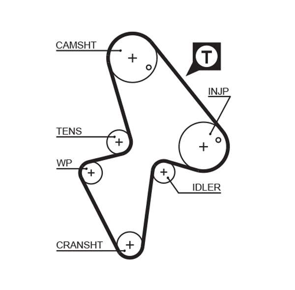COURROIE DISTRIBUTION