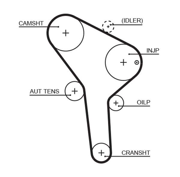 COURROIE DISTRIBUTION