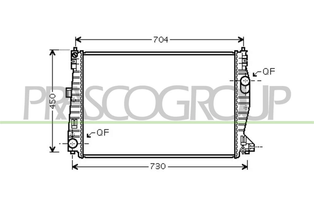 Radiateur du moteur