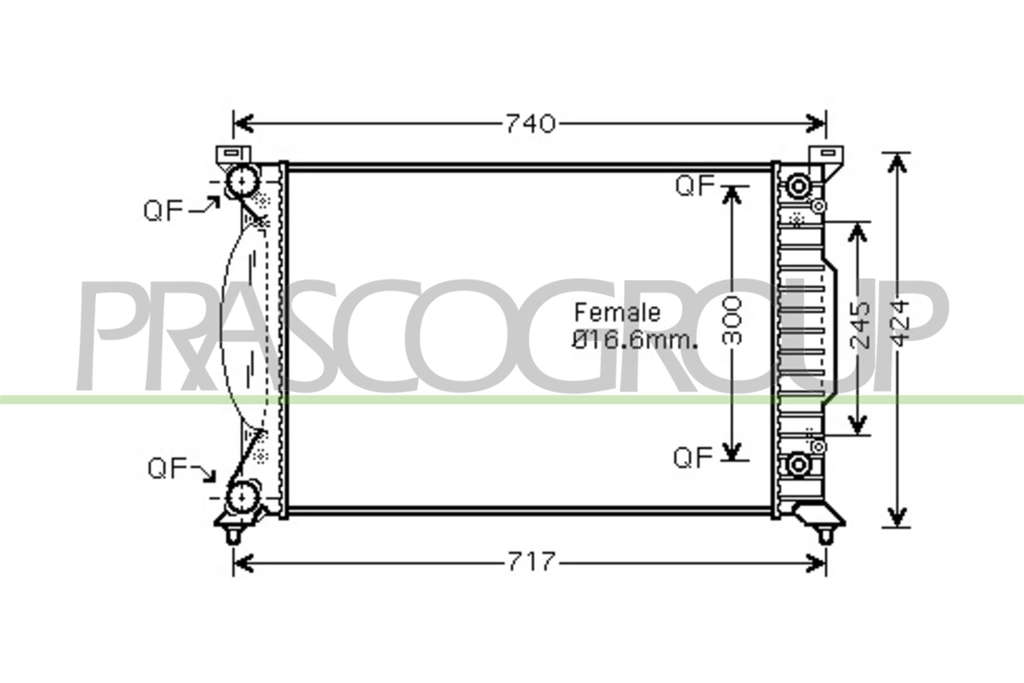 Radiateur du moteur
