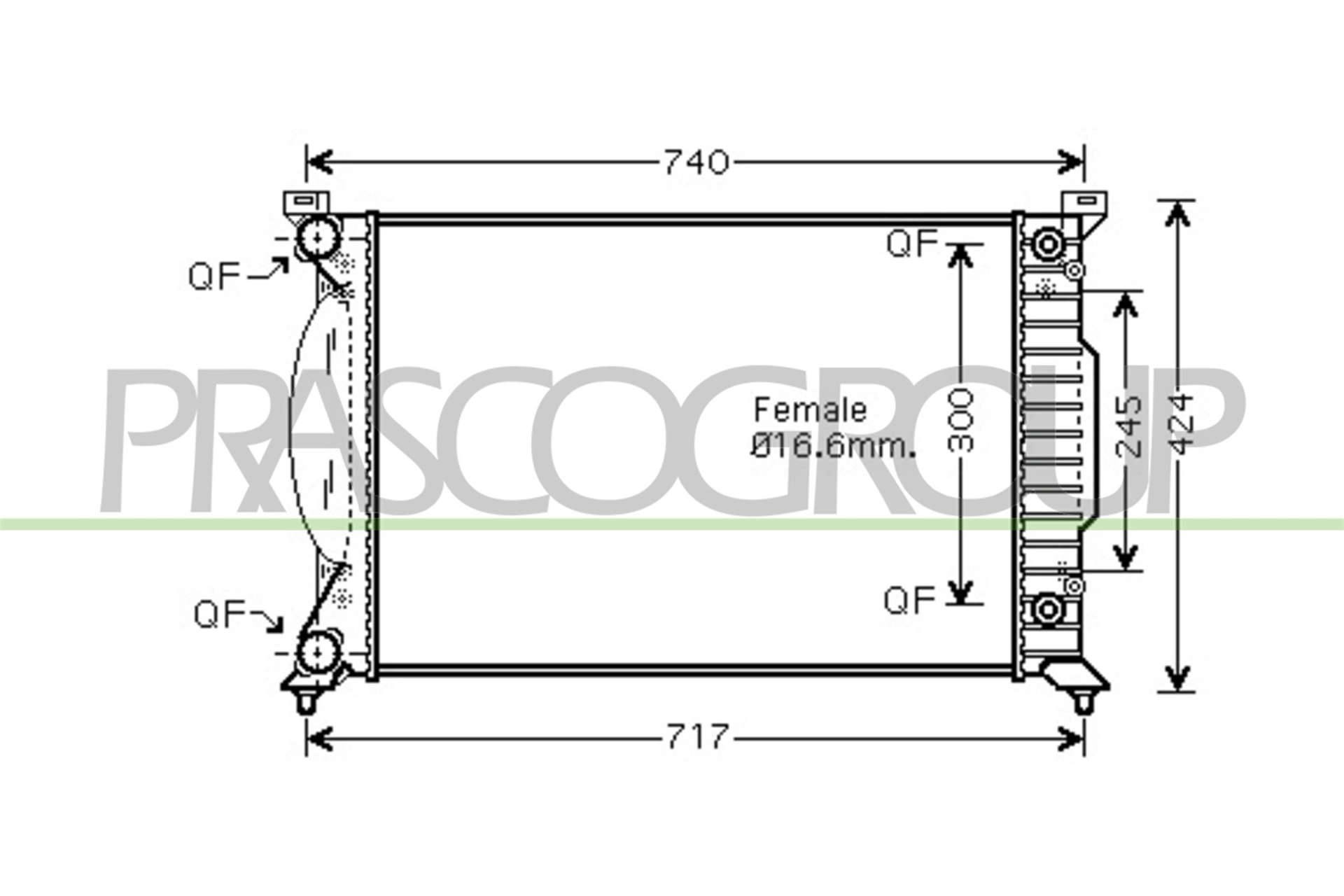 Radiateur du moteur