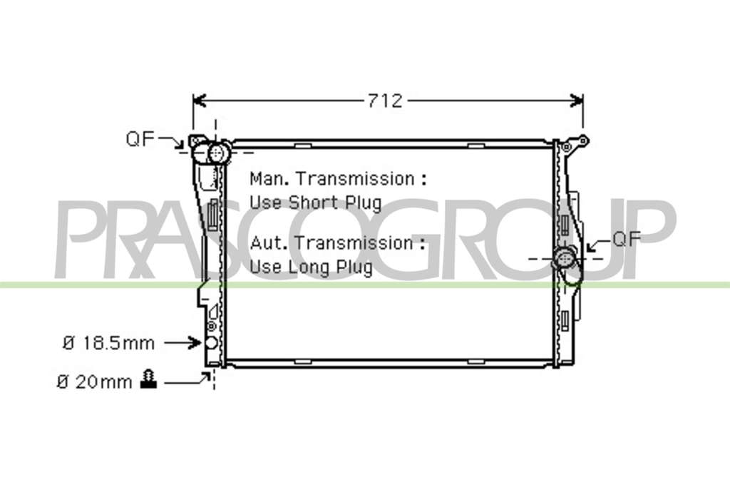 Radiateur du moteur