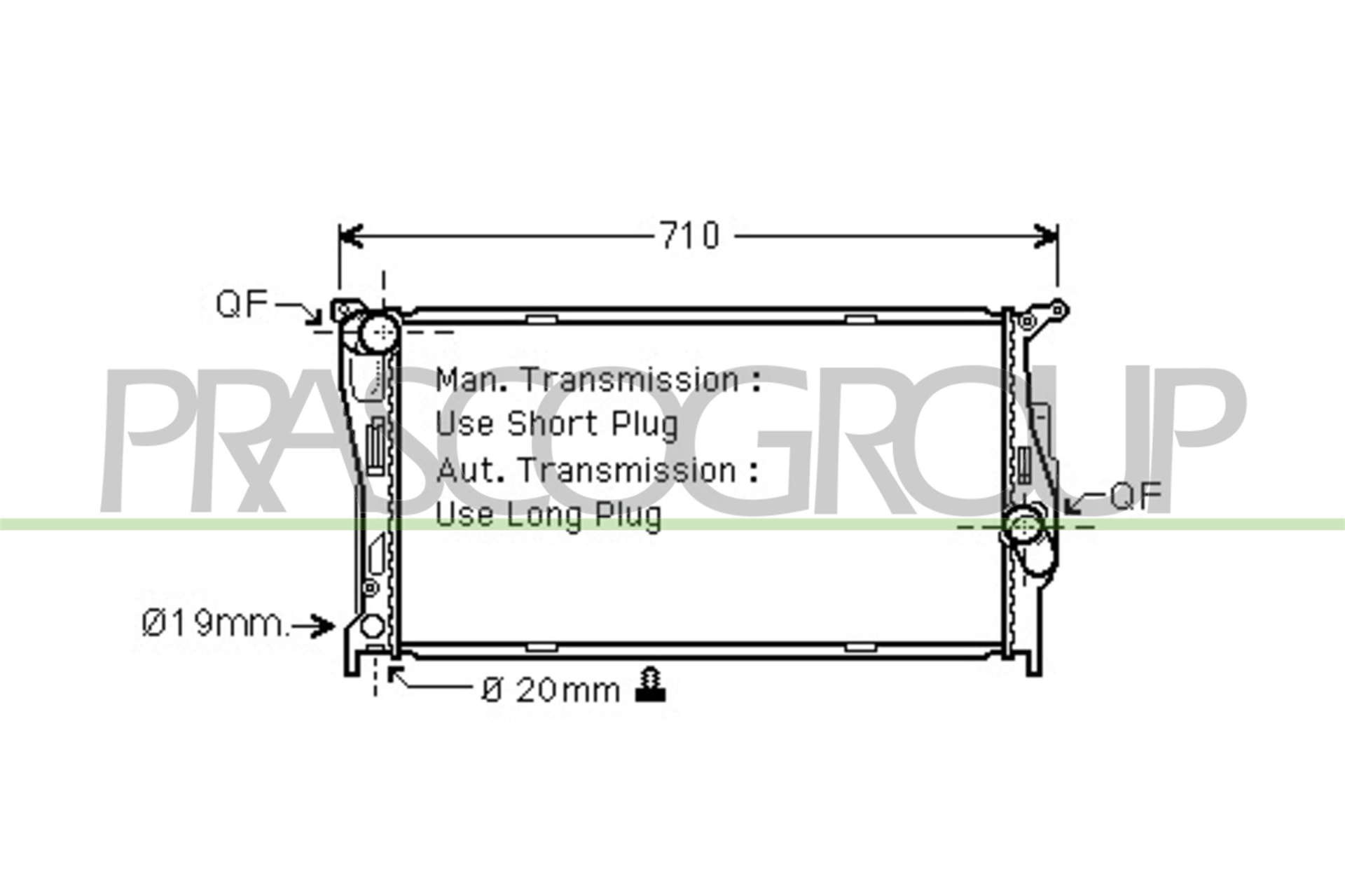 Radiateur du moteur