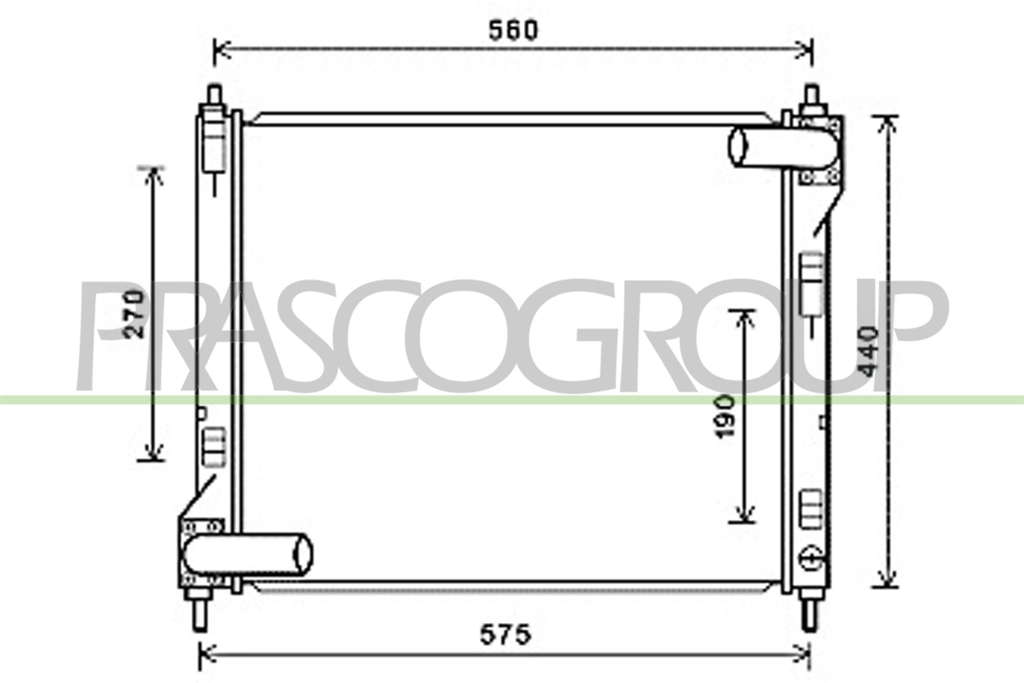 Radiateur du moteur