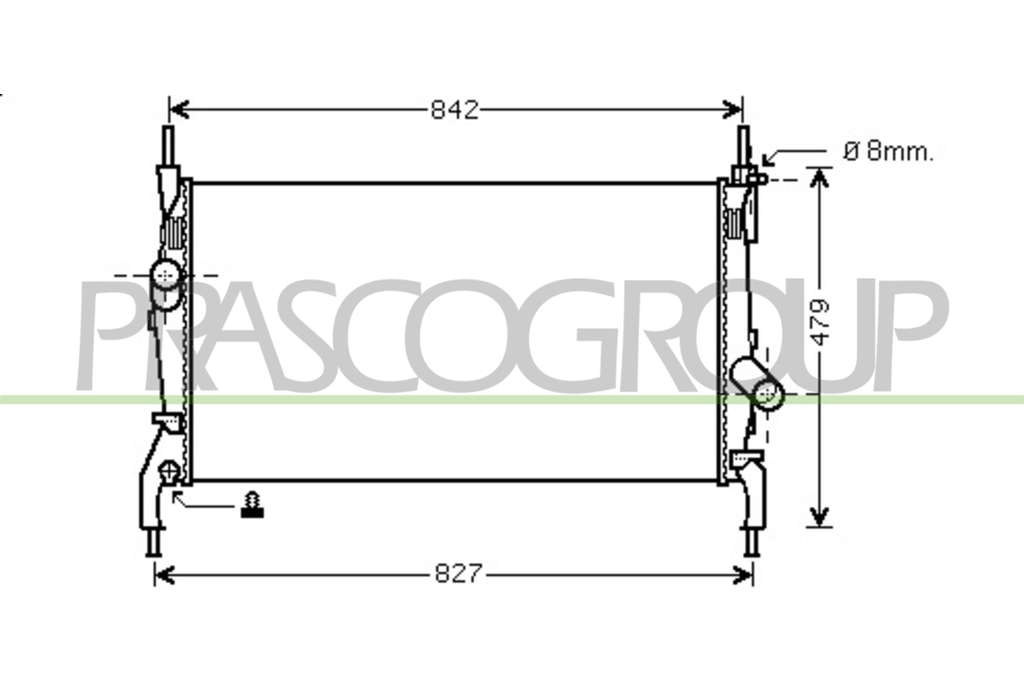 Radiateur du moteur