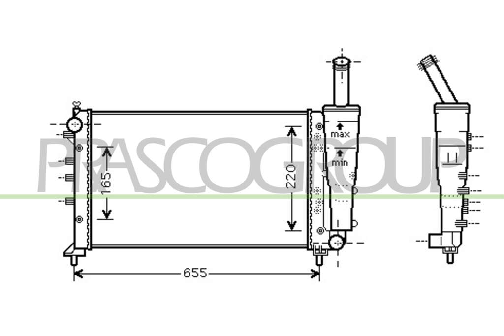 Radiateur du moteur