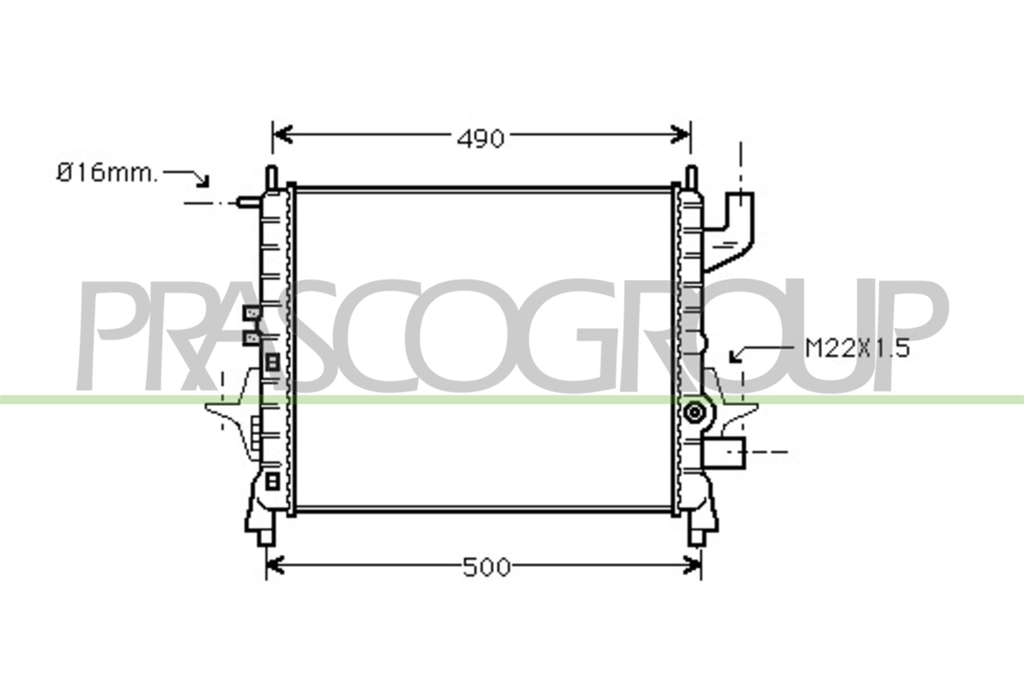 Radiateur du moteur