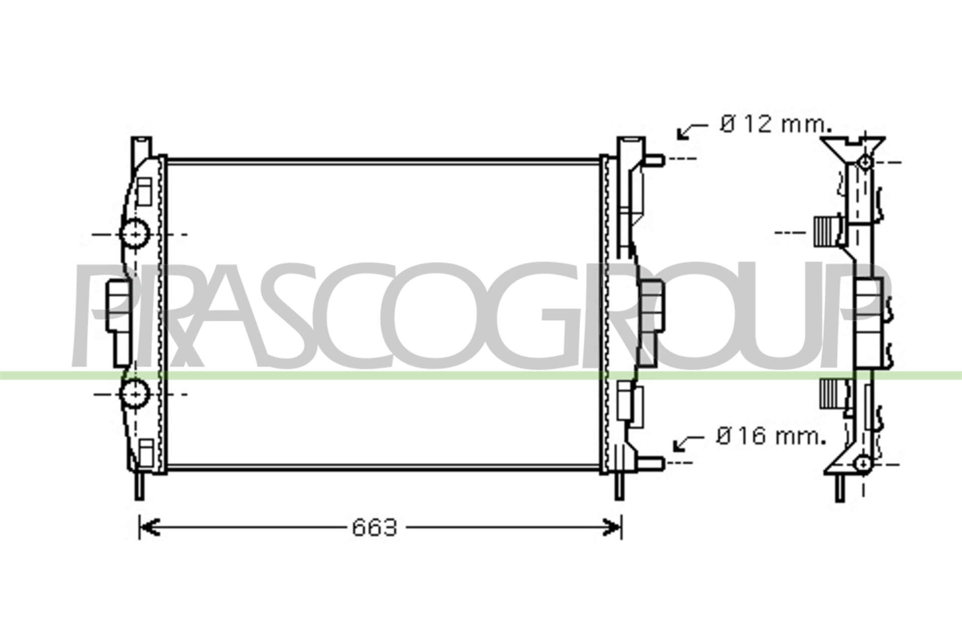 Radiateur du moteur