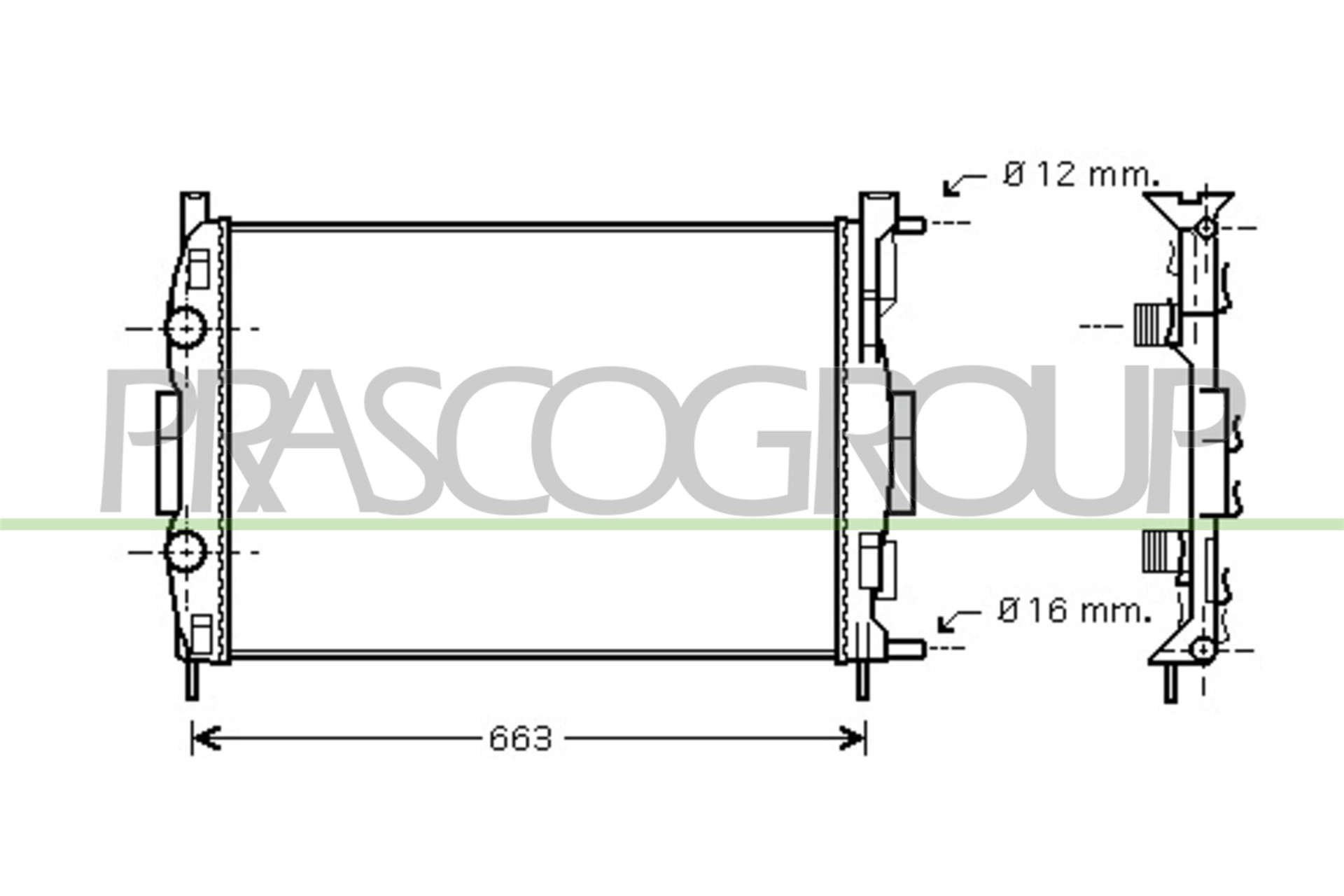 Radiateur du moteur
