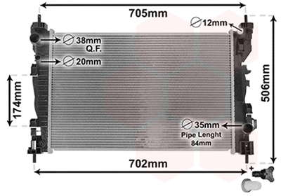 Radiateur moteur
