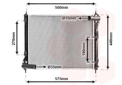 Radiateur moteur