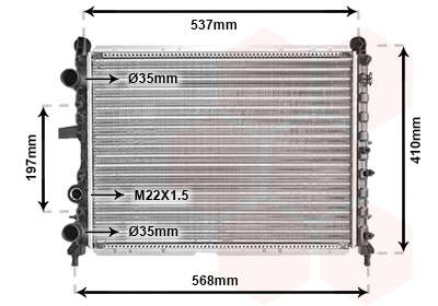 Radiateur du moteur