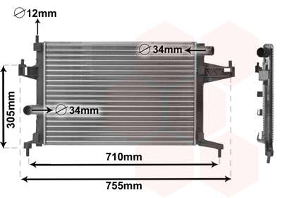 Radiateur moteur