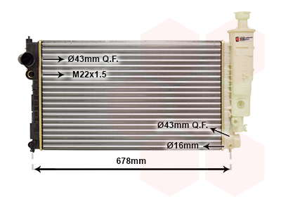 Radiateur du moteur