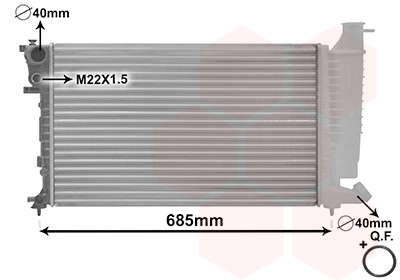 Radiateur moteur