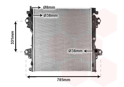 Radiateur du moteur