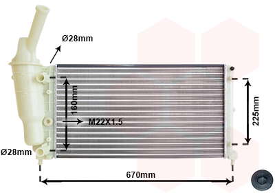 Radiateur du moteur
