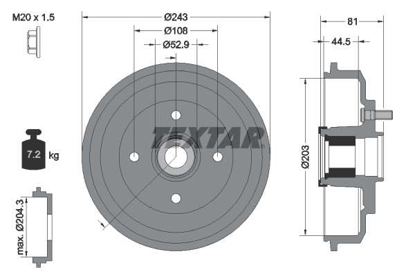 TAMBOUR DE FREIN