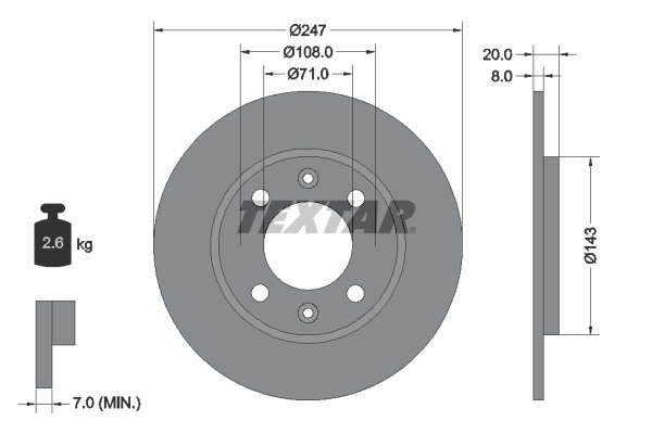 DISQUES VL - BOITE DE 2