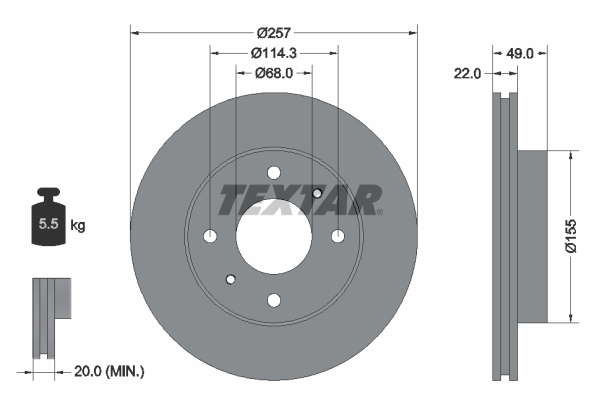 DISQUES VL - BOITE DE 2