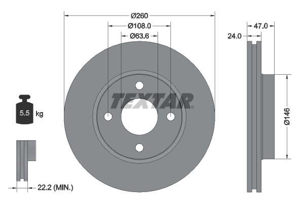 DISQUES VL - BOITE DE 2