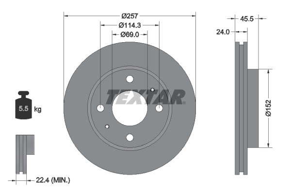 DISQUES VL - BOITE DE 2