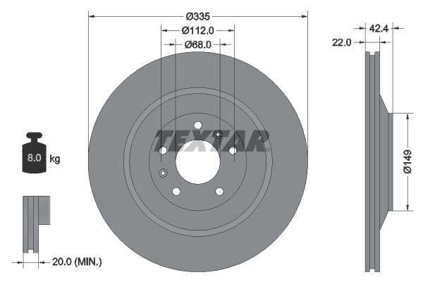 DISQUES VL - BOITE DE 2